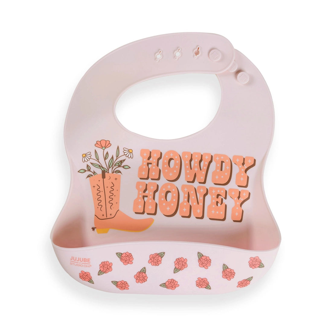 Bloomin' Boot Silicone Bib