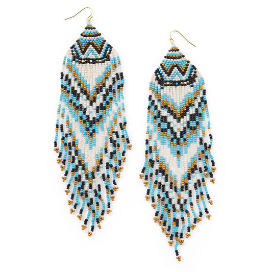 Canemah Seed Bead Earrings