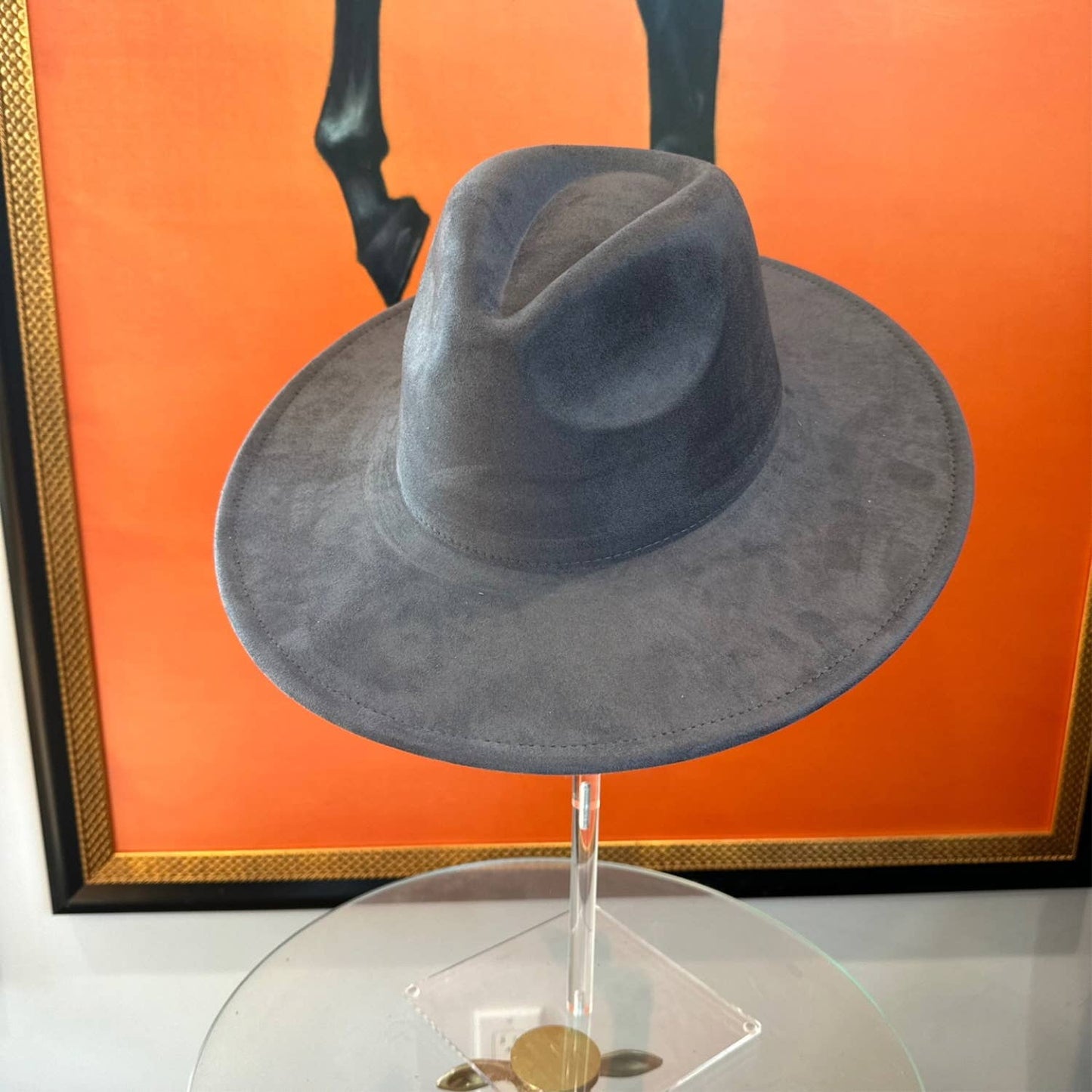 Classic Wide Brim Suede Premium Hat