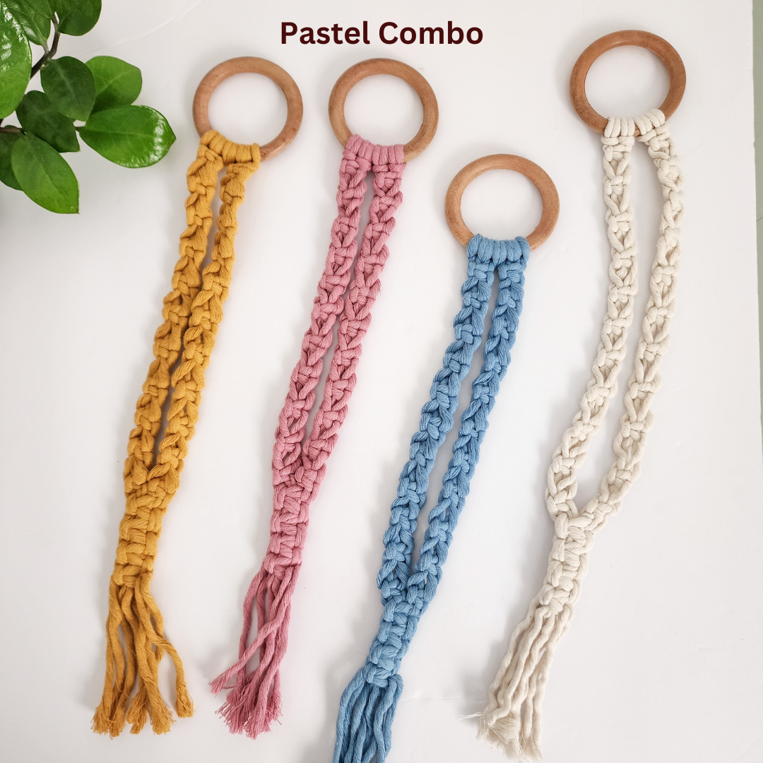 Macrame Triple Hat Hanger