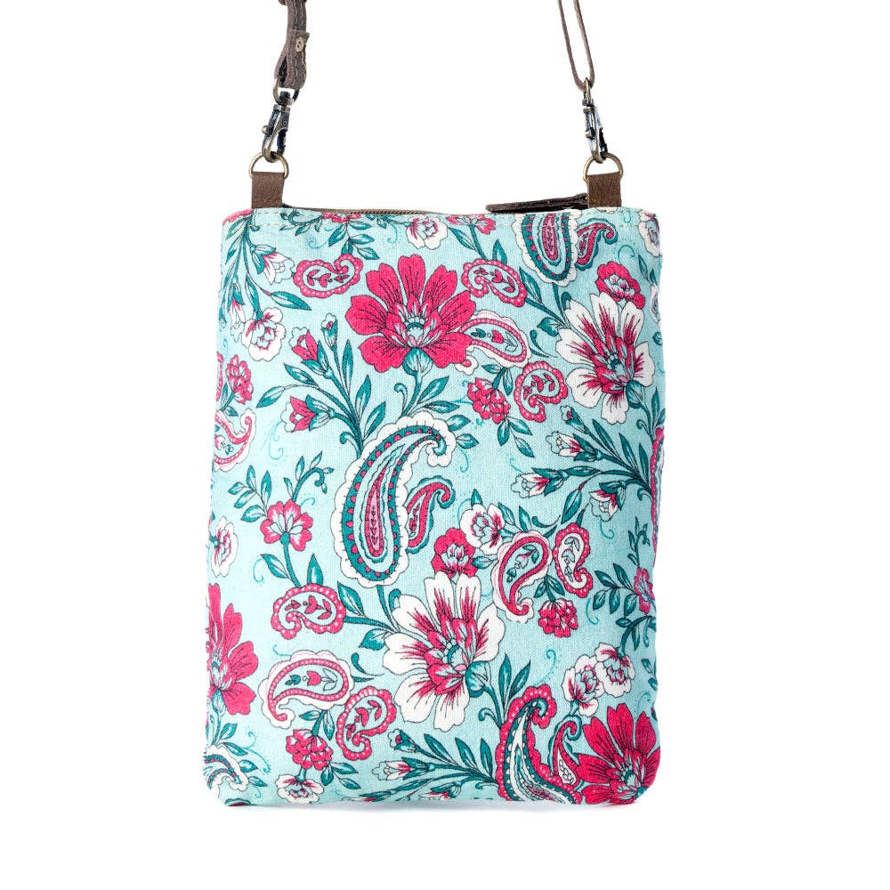 Turquoise Paisley Crossbody