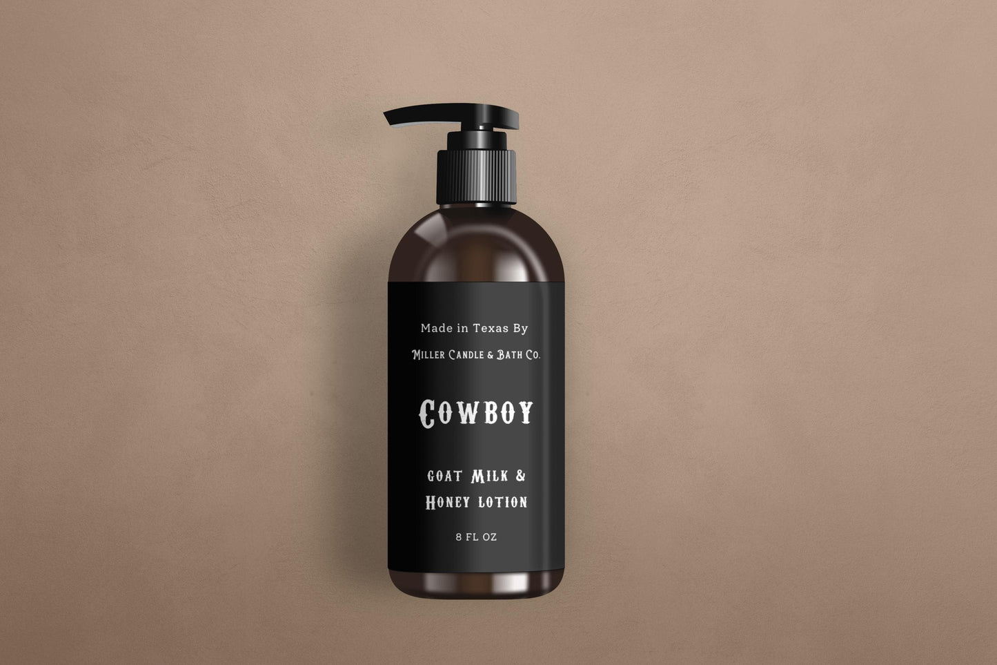 Goat Milk & Honey Lotion for Men: Cowboy