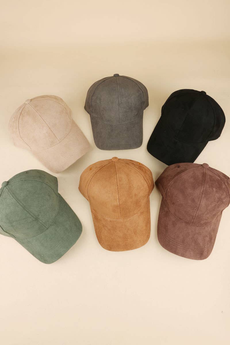 Suede Trucker Hat