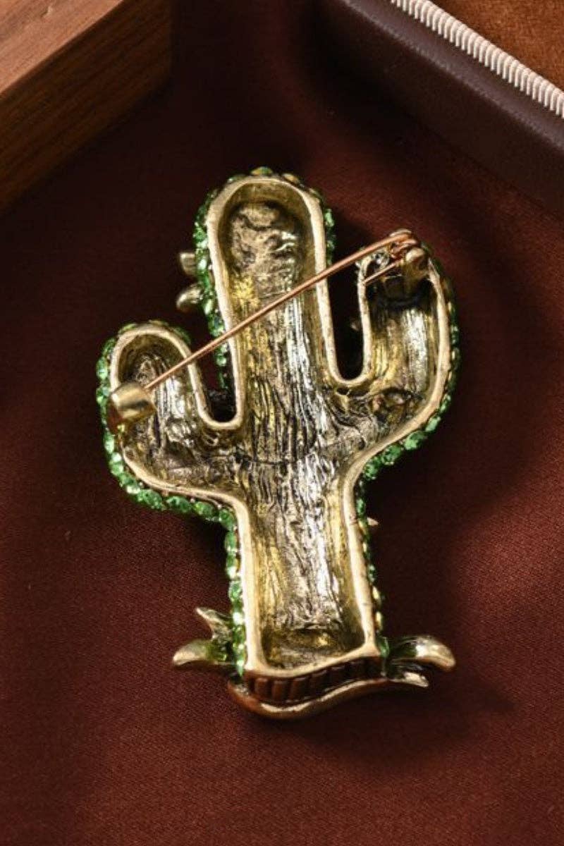 Cactus Flower Brooch