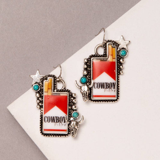 Cowboy Killer Dangle Earrings