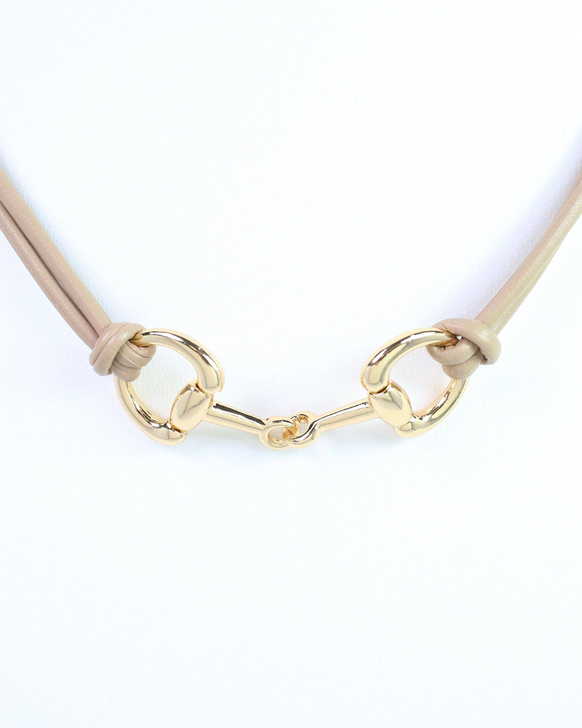 Horsebit Cord Necklace