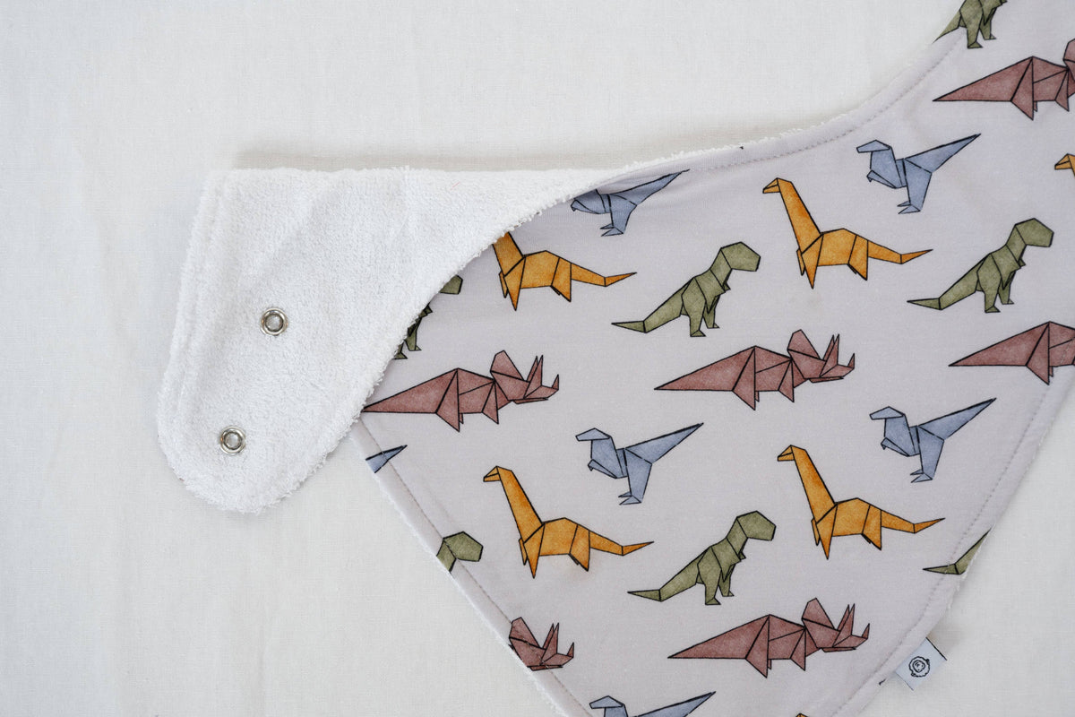 Papersaurus Rex Bandana Bib