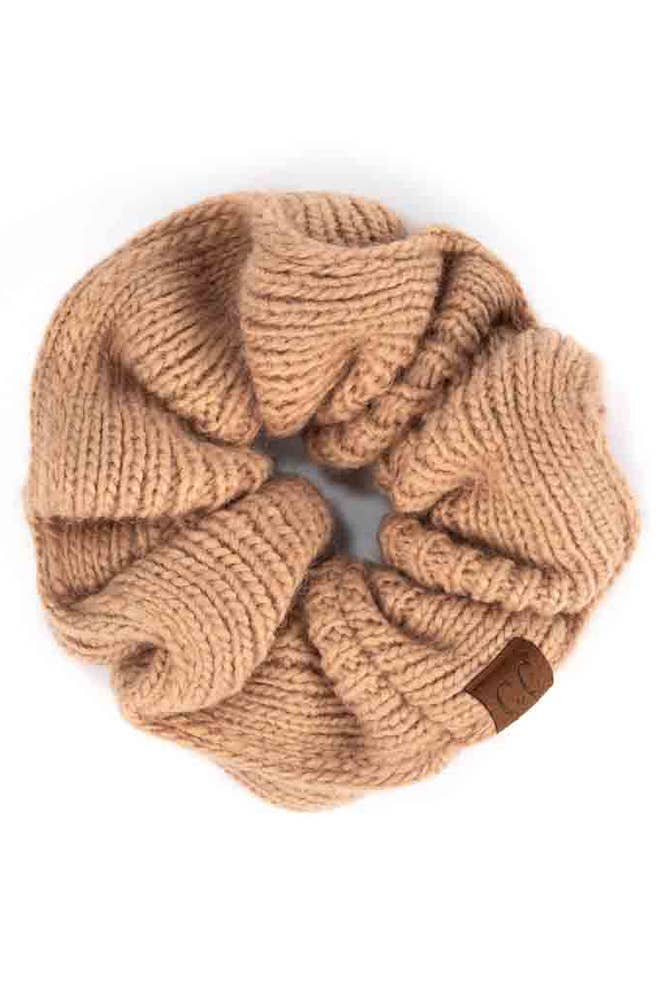 Sand Knit Scrunchies