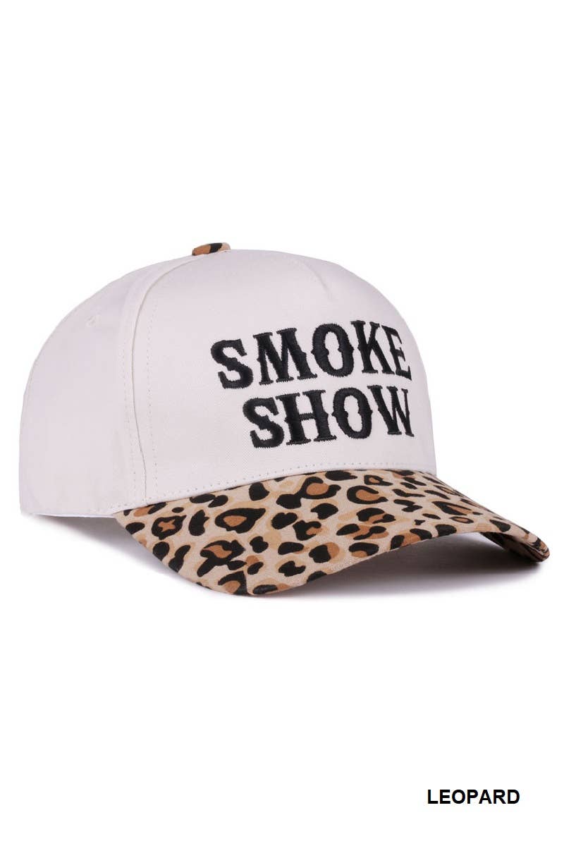 "Smoke Show" Two Tone Canvas Cotton Cap