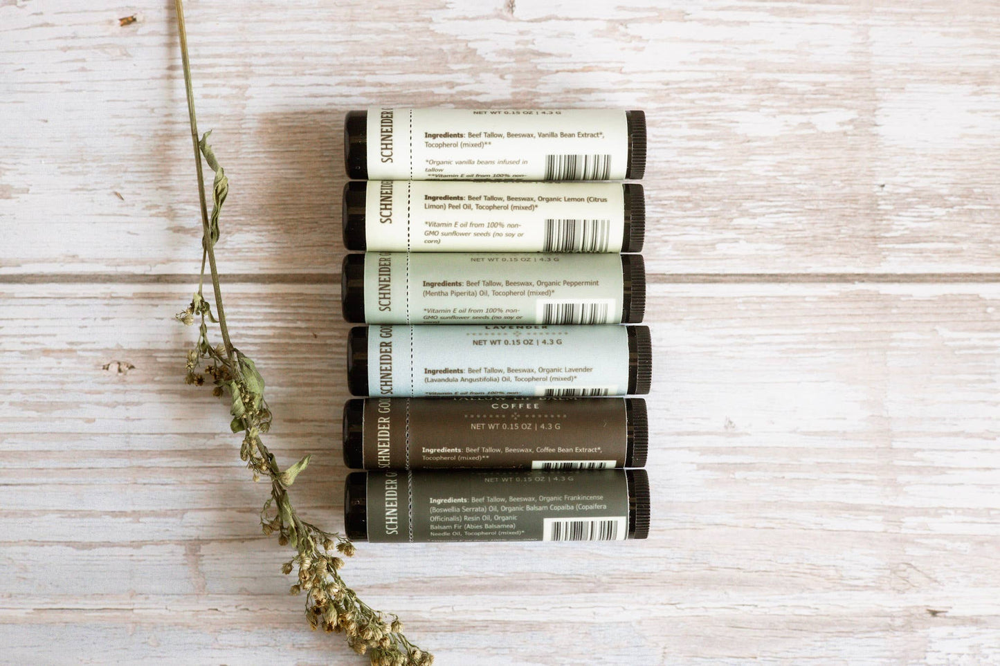 Tallow Lip Balm: Lemon
