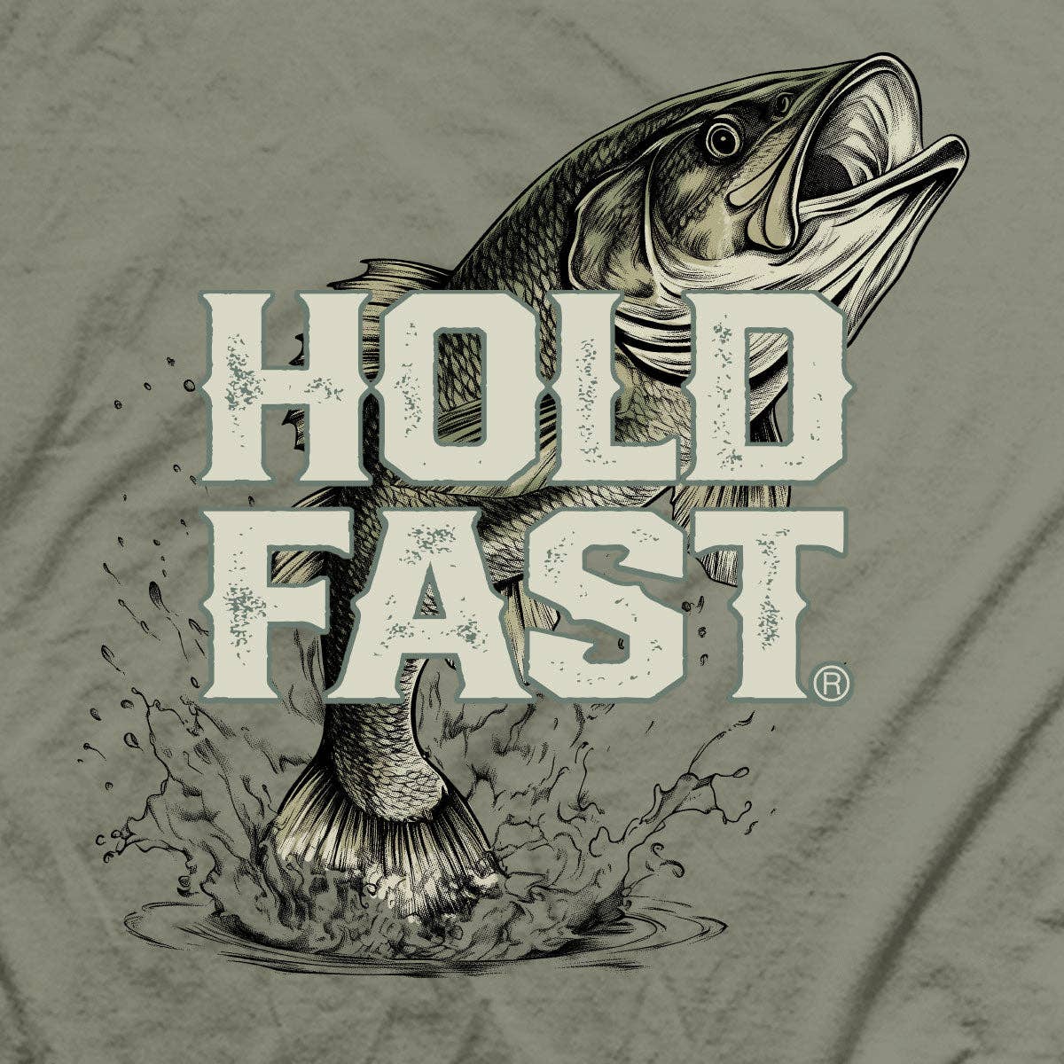 Men's Fishing T-Shirt: Sage