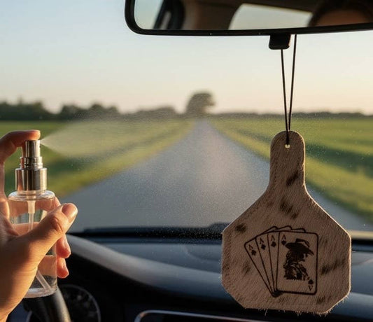 Hand of Cards Cowhide Freshener 