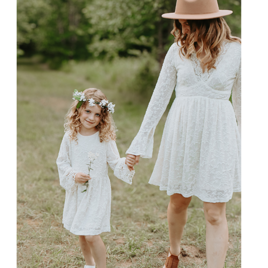 Ivory Lace Dress