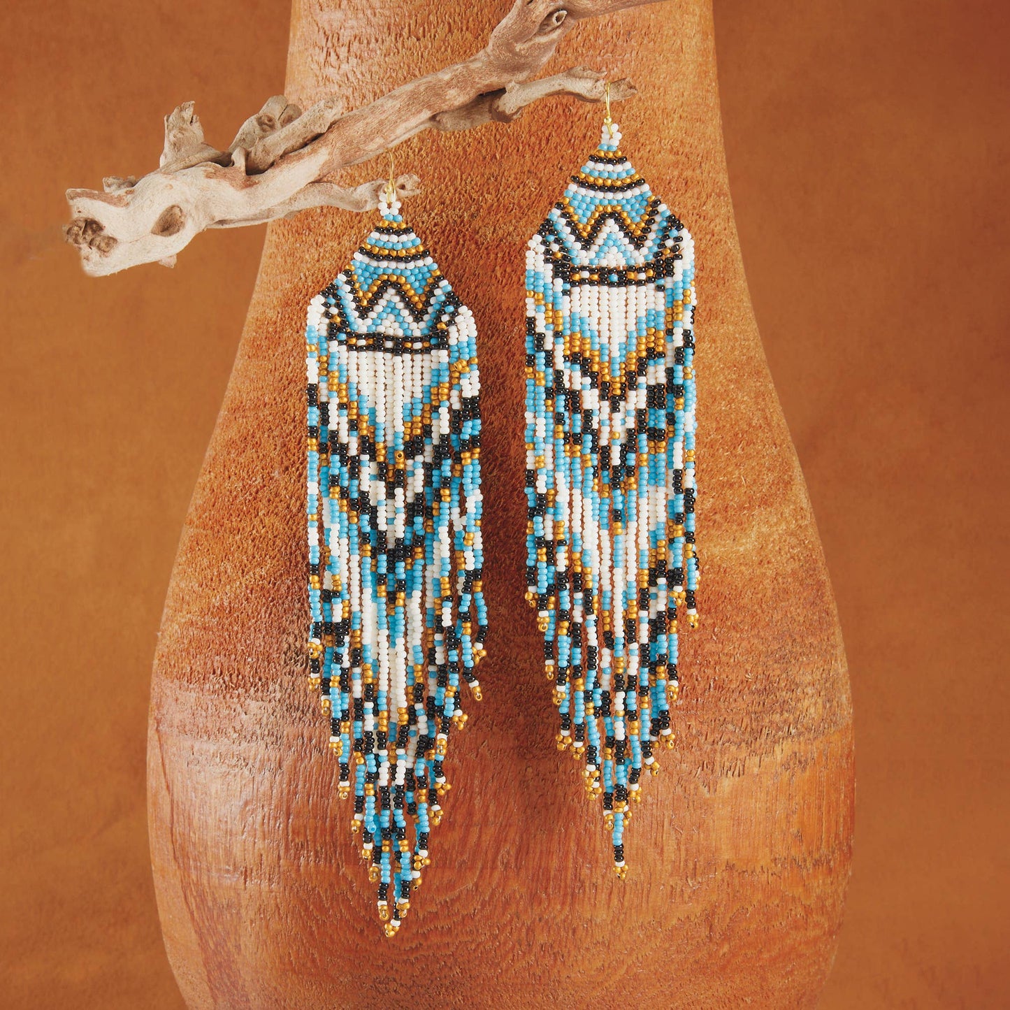 Canemah Seed Bead Earrings