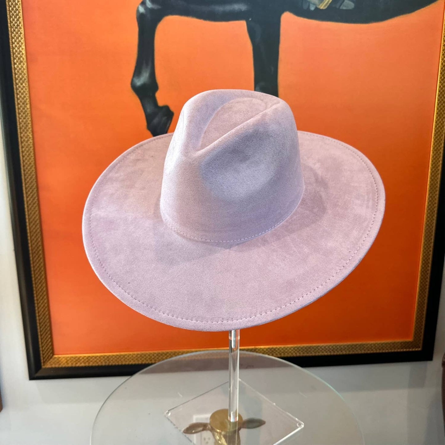 Classic Wide Brim Suede Premium Hat