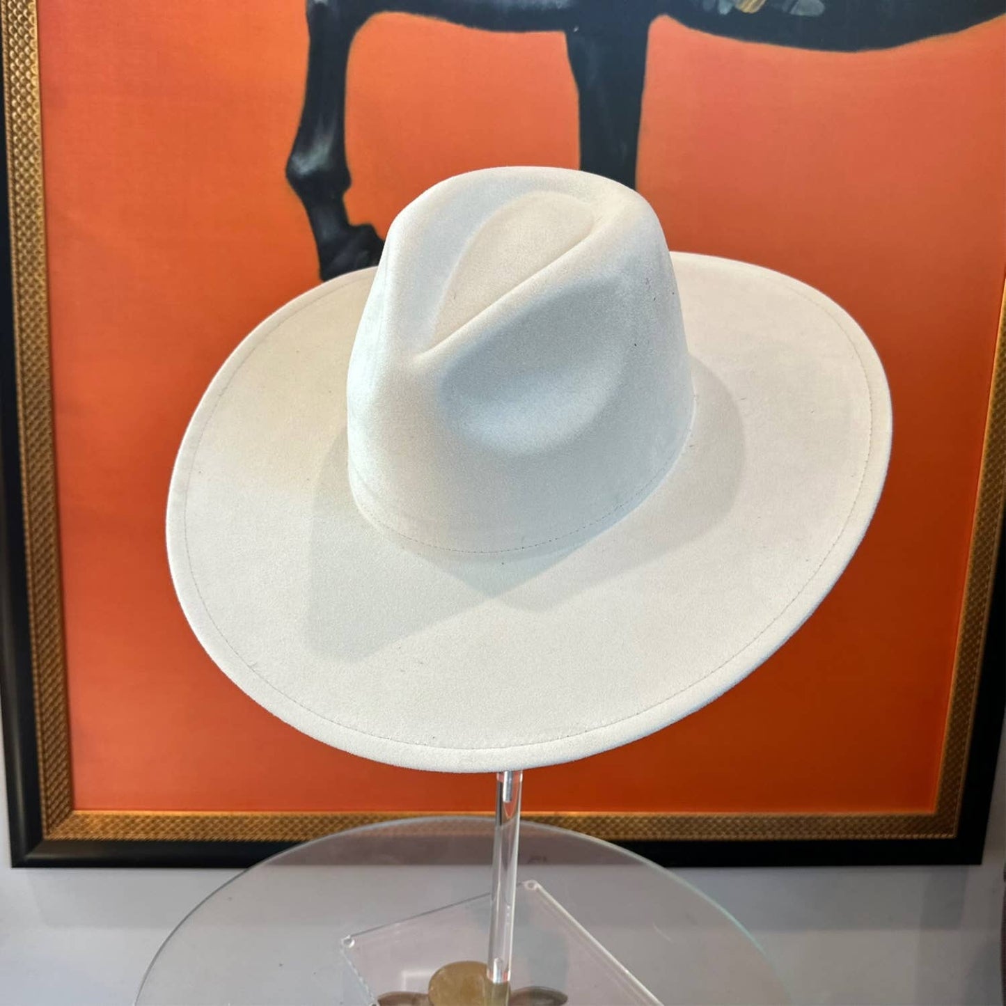 Classic Wide Brim Suede Premium Hat