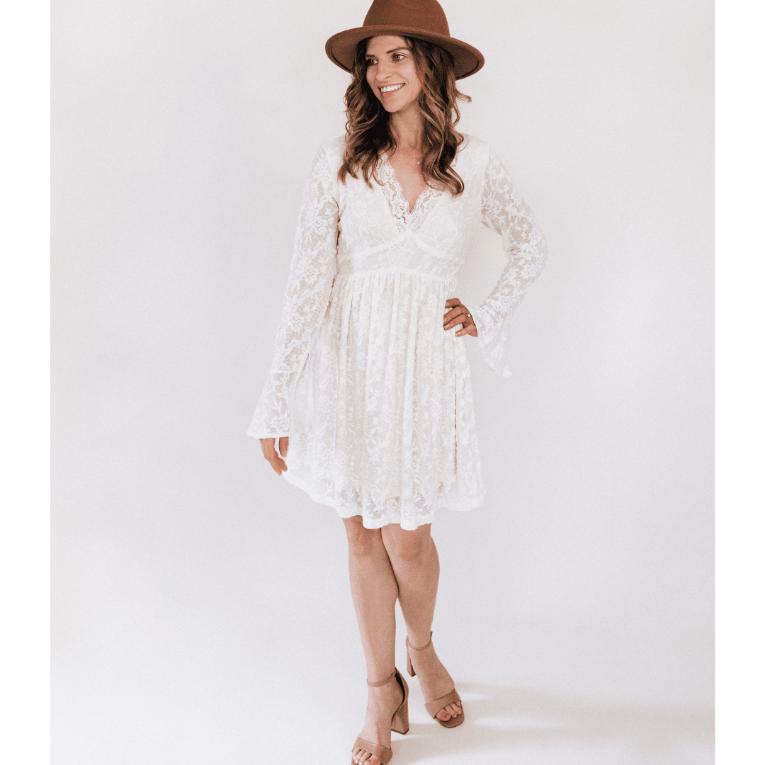 Ivory Lace Dress