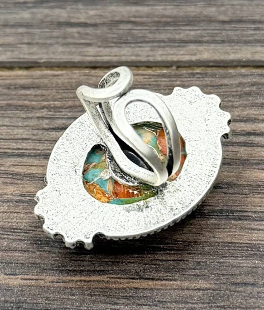 Oval Gemstone Ring