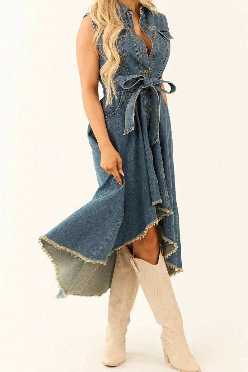 Denim Midi Dress
