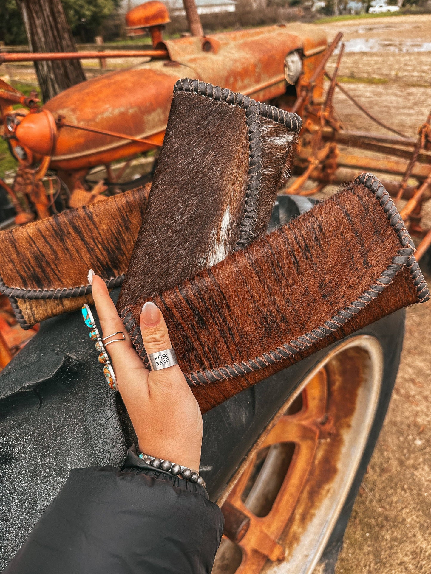 The Hazy Elva Wallet (Brown Leather) a Haute Southern Hyde B