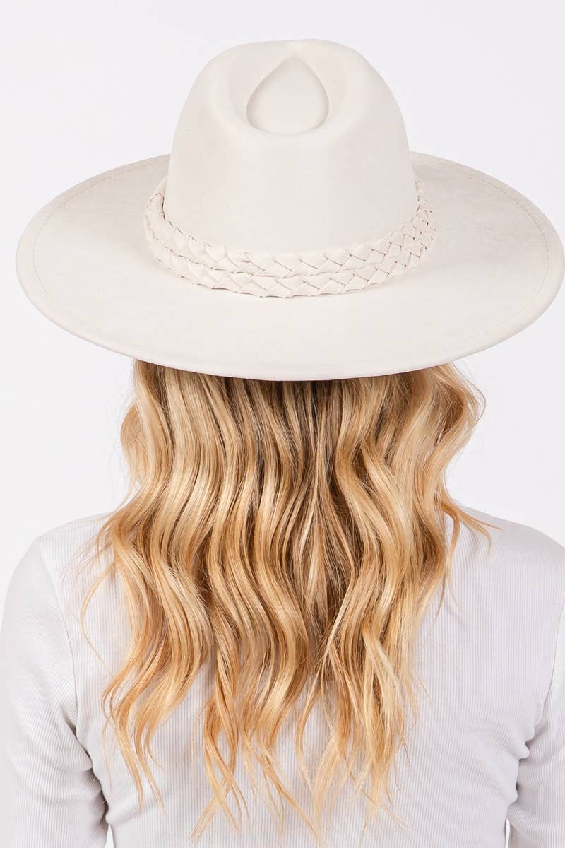 Double Rope Braid Fedora Hat
