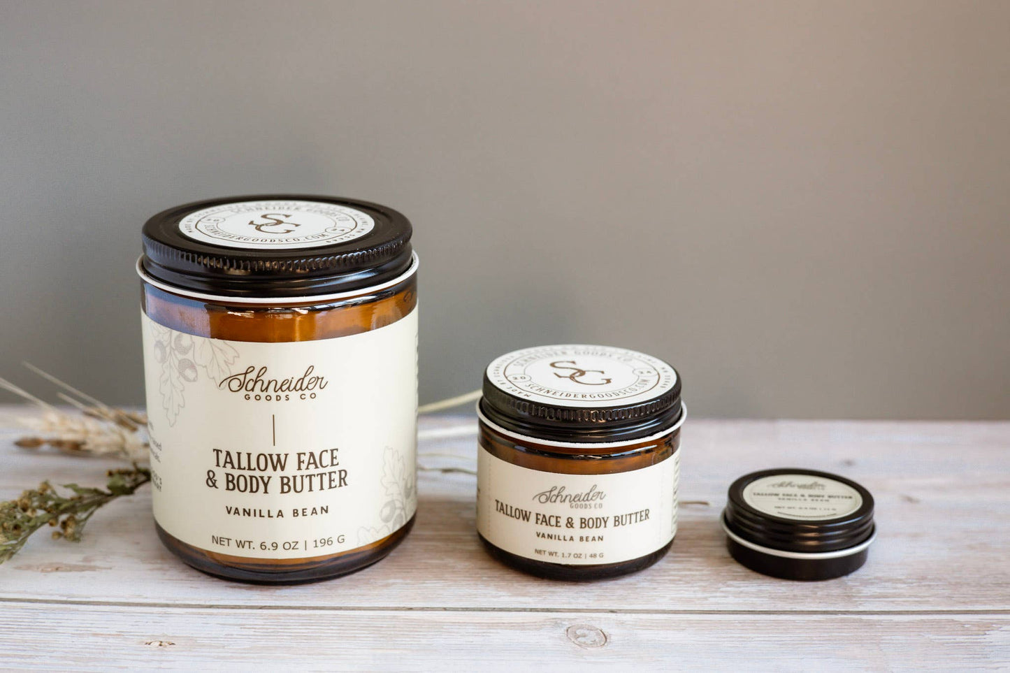 Vanilla Bean Tallow Butter | Whipped Tallow Balm: Small (2 oz volume)