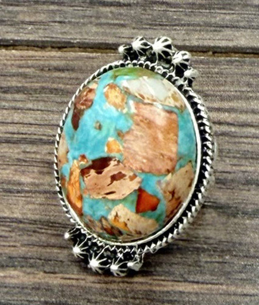 Oval Gemstone Ring