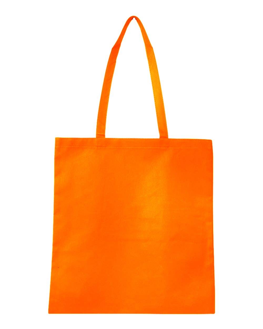 Q-Tees Q126300 Non-Woven Tote Bag: Natural
