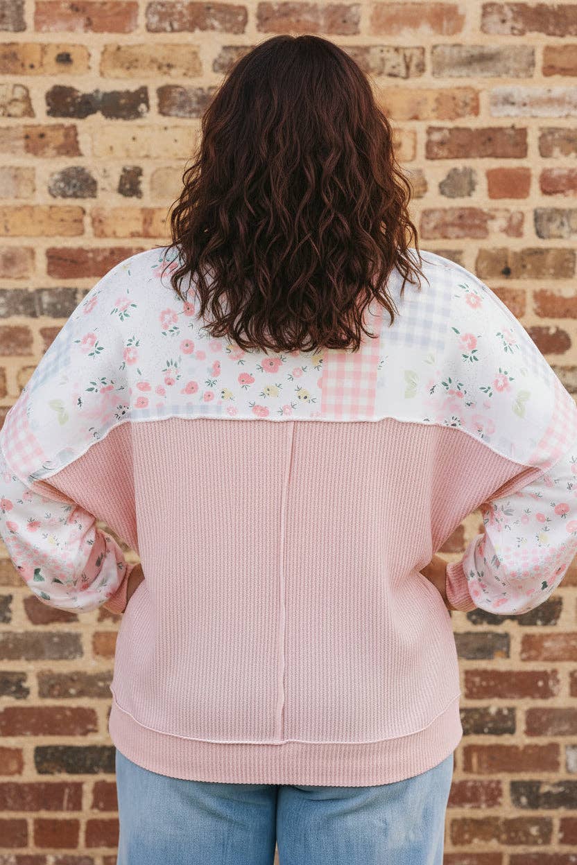 Floral Patchwork Long Sleeve