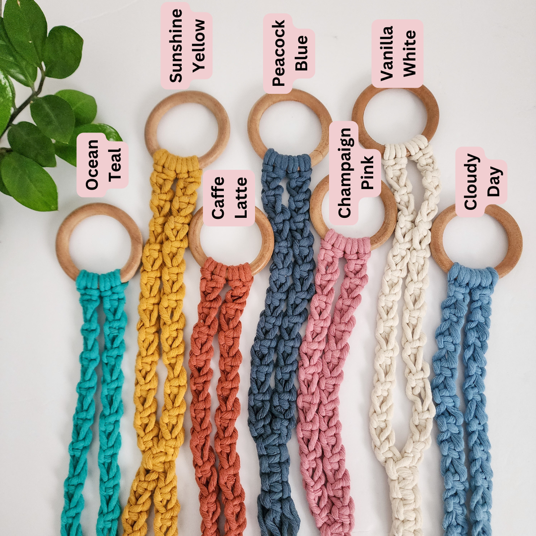 Macrame Triple Hat Hanger