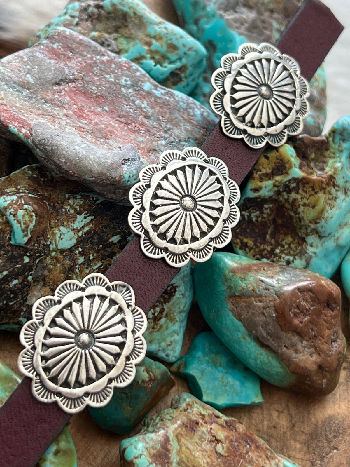 Sterling Silver Concho Slide