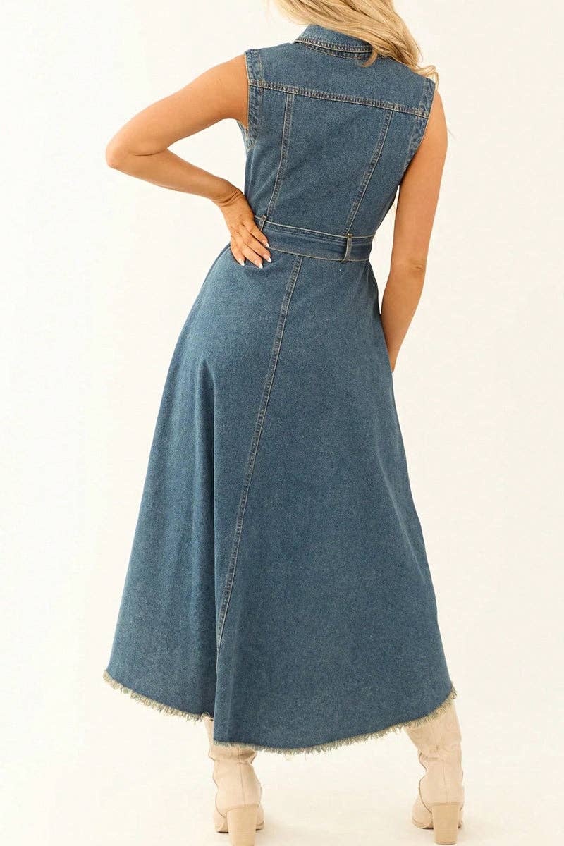 Denim Midi Dress