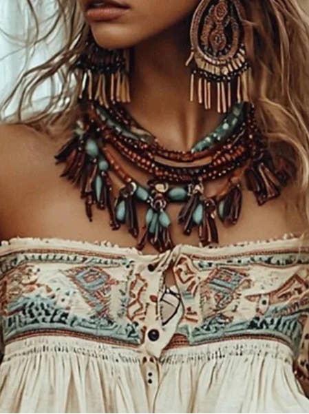Vintage Western-Style Women's Shirt