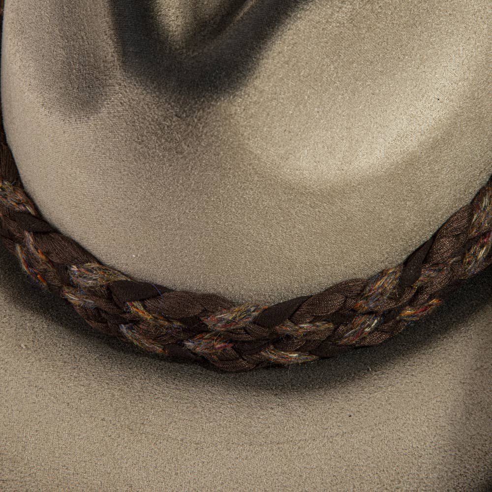 Braided Band Suede Cowboy Hat