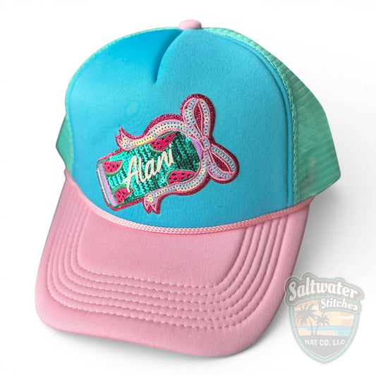Alani Sequin Trucker Hat