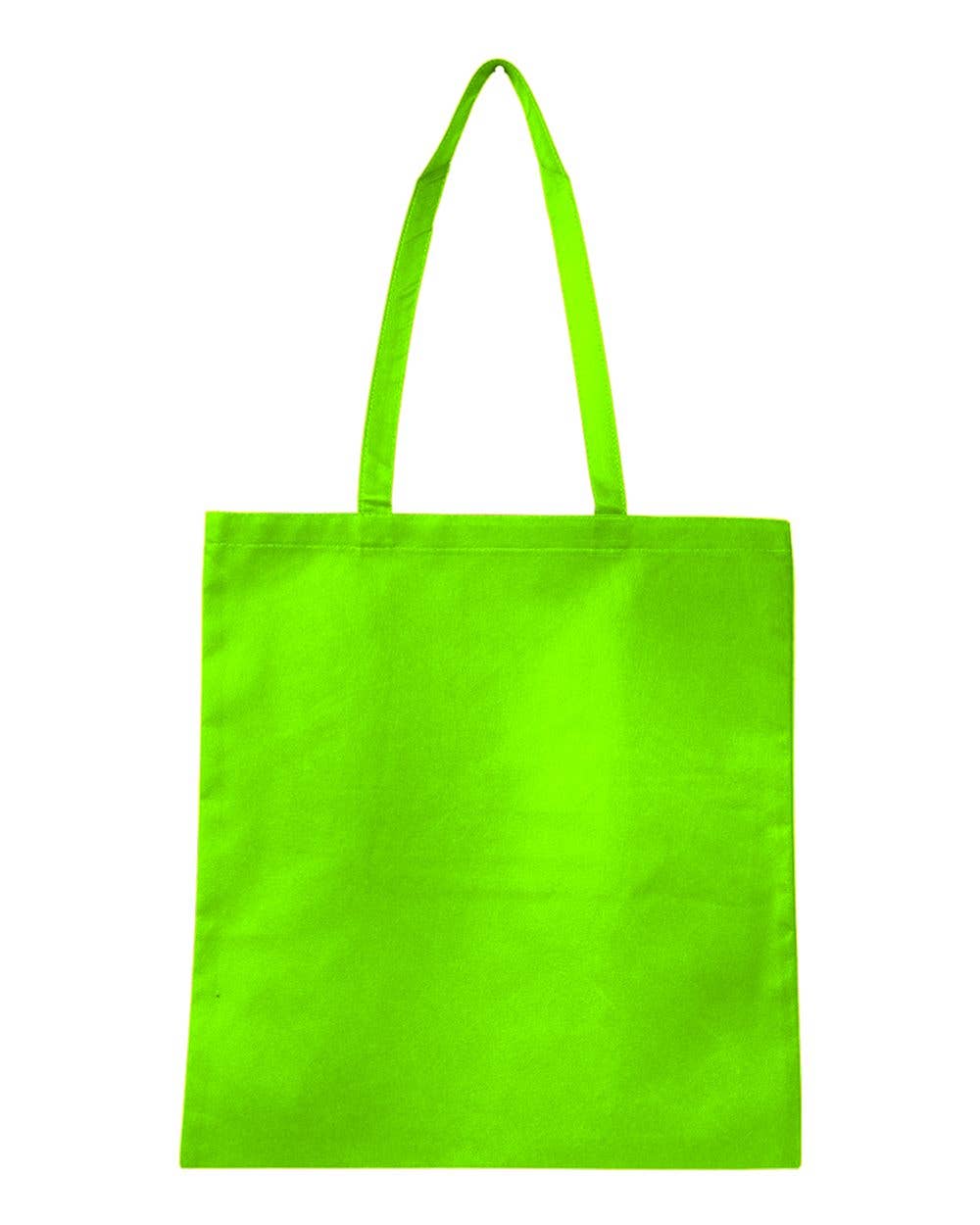 Q-Tees Q126300 Non-Woven Tote Bag: Natural