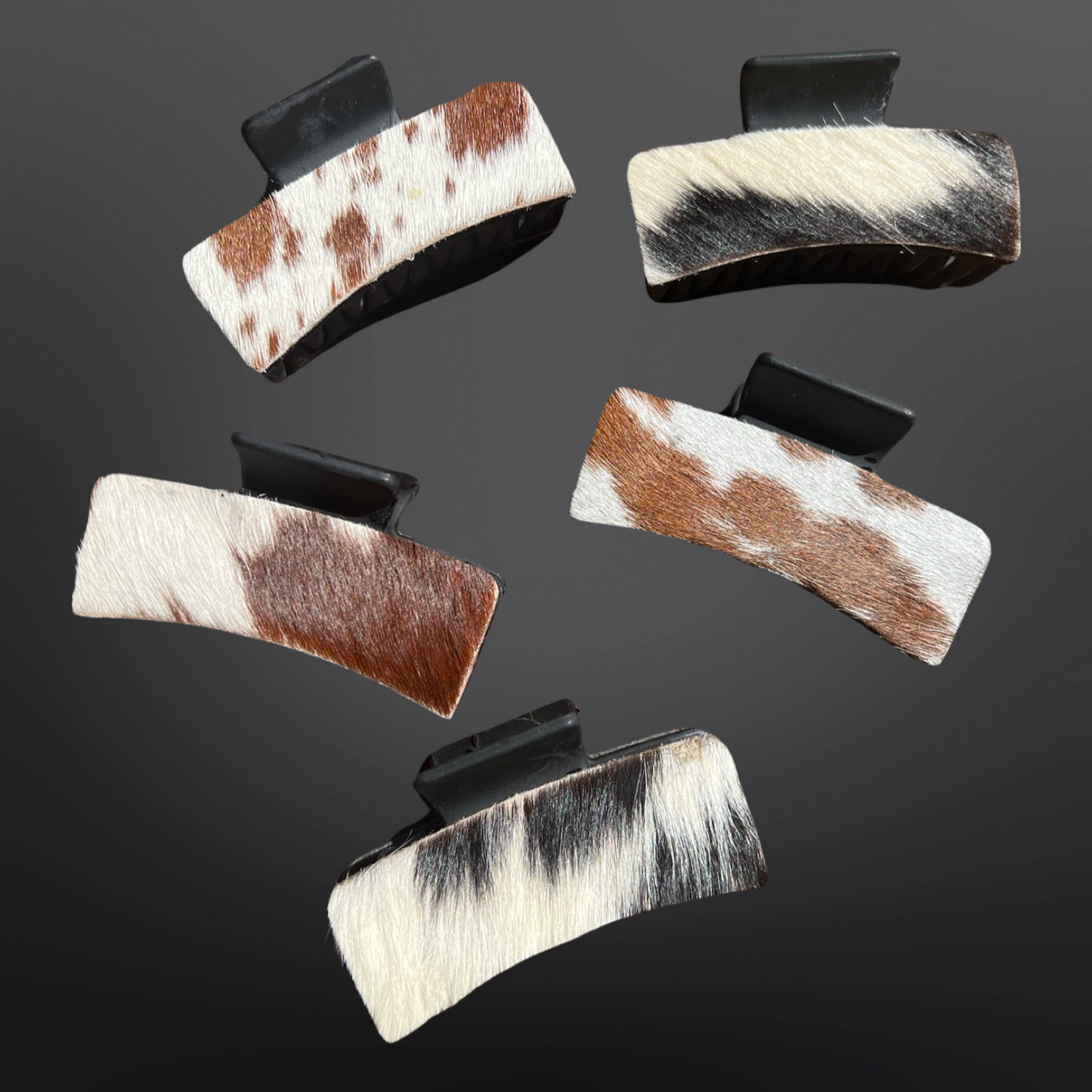 Real Cowhide Claw Hair Clip