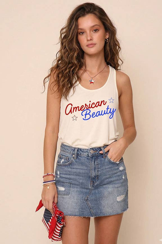 American Beauty Graphic Tank