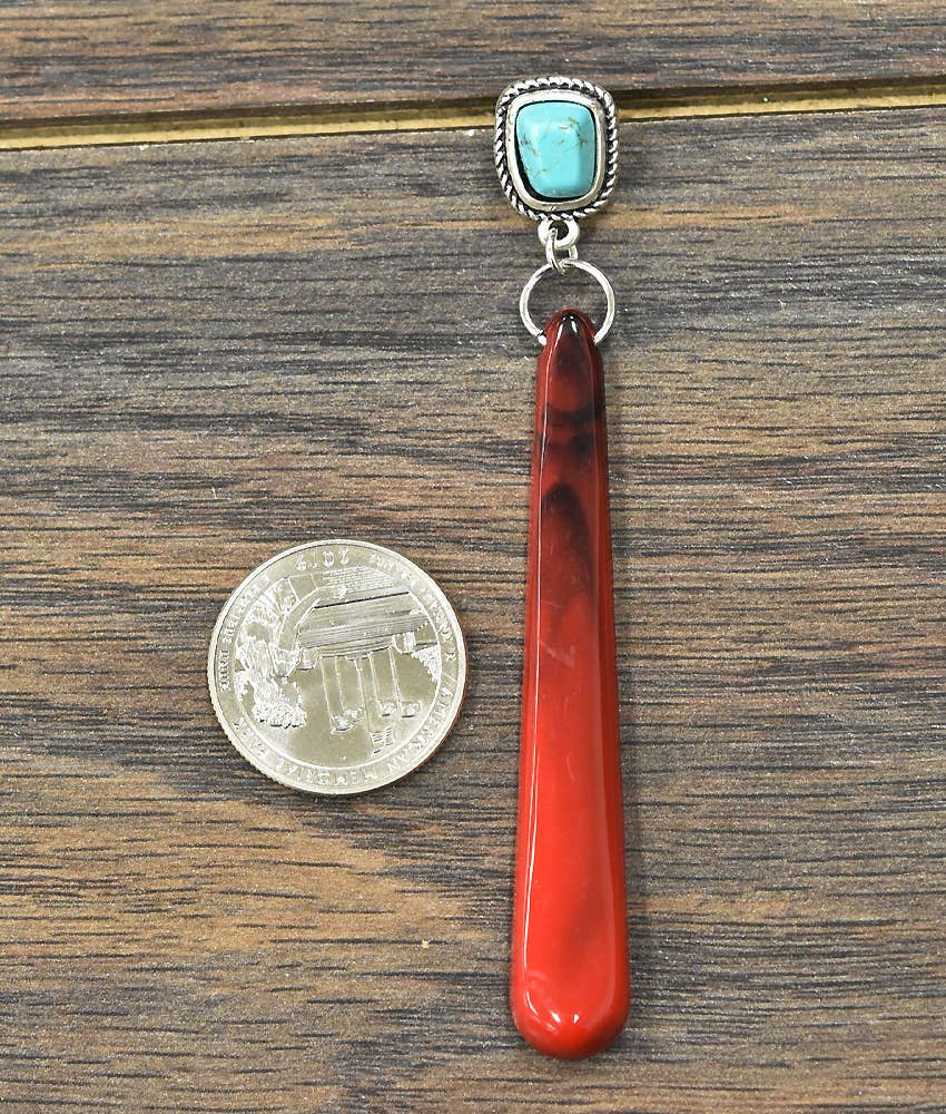 Resin Post Earrings