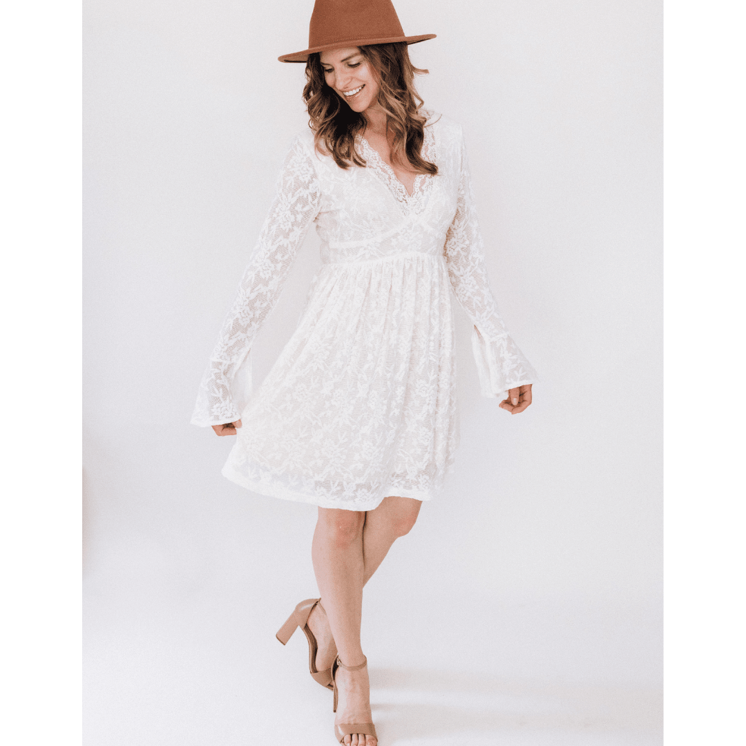 Ivory Lace Dress