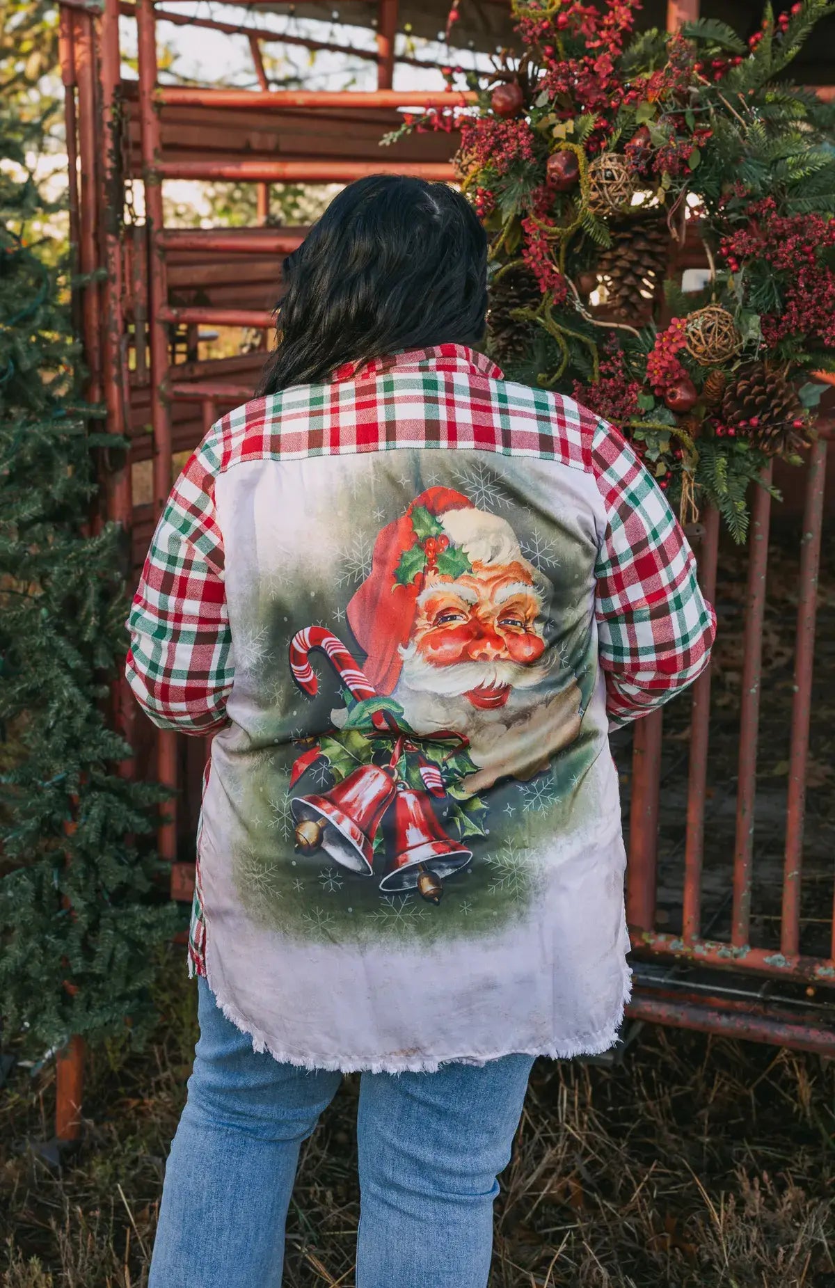 Santa Silk Back Flannel