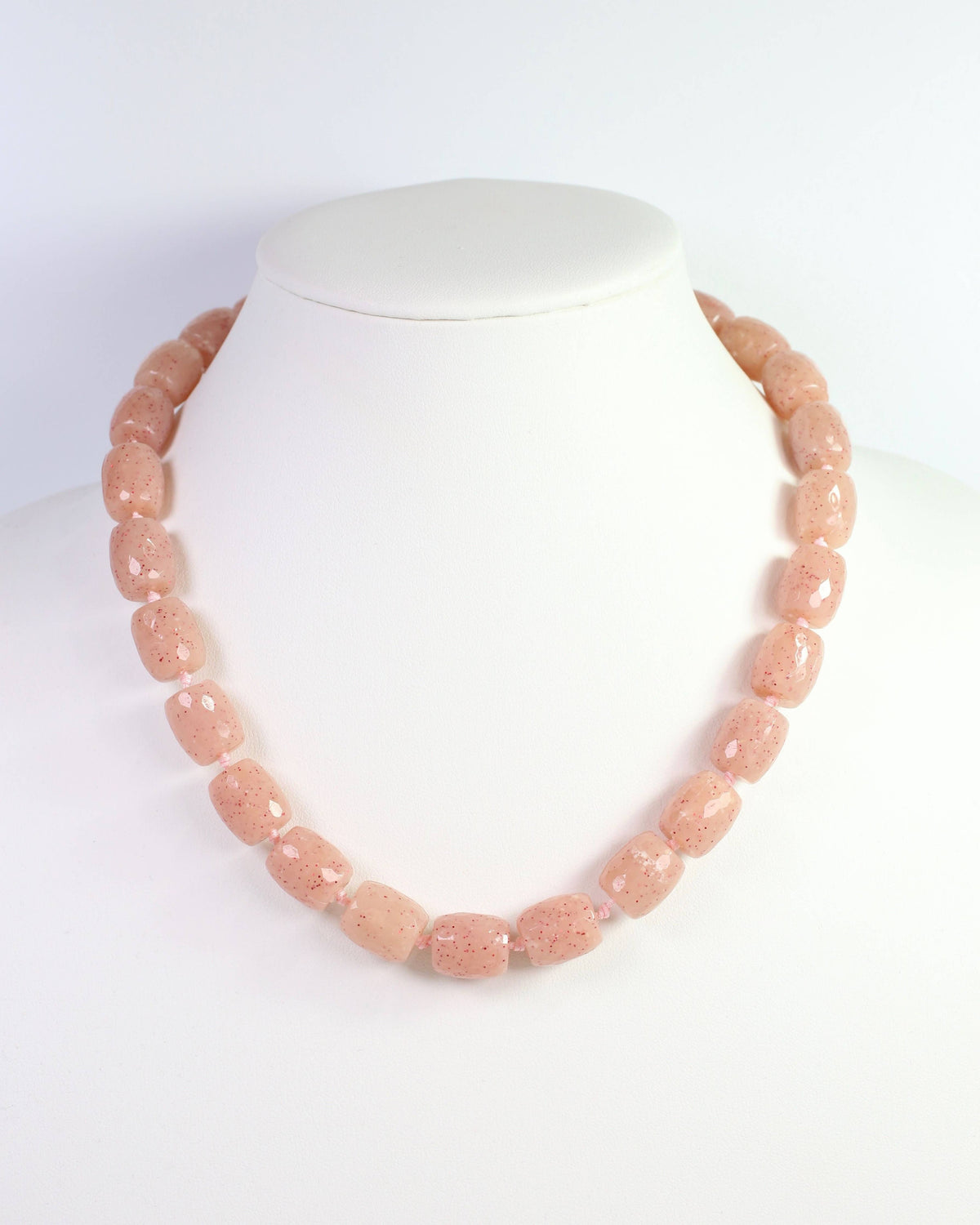 Charlestown Beaded Necklace Blush