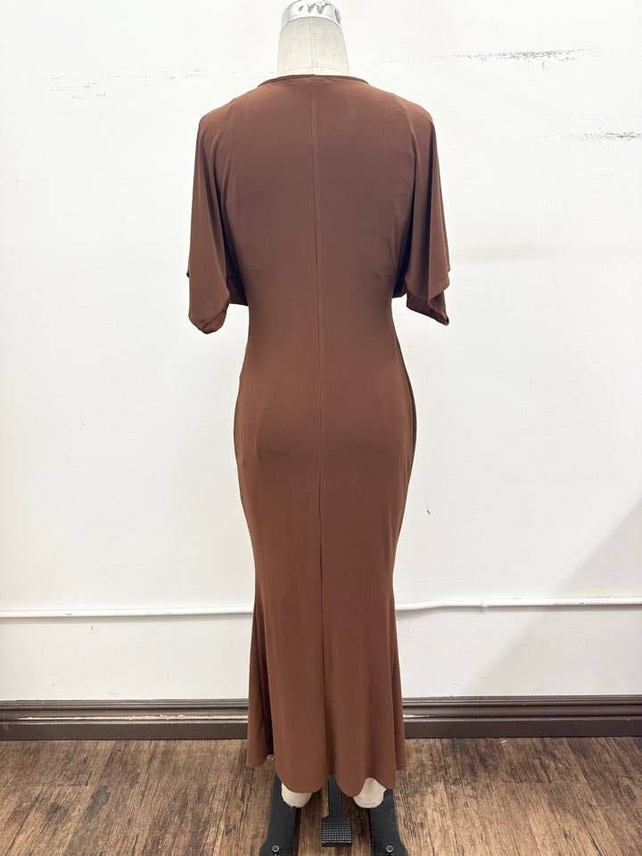 Twist Front Maxi Dress