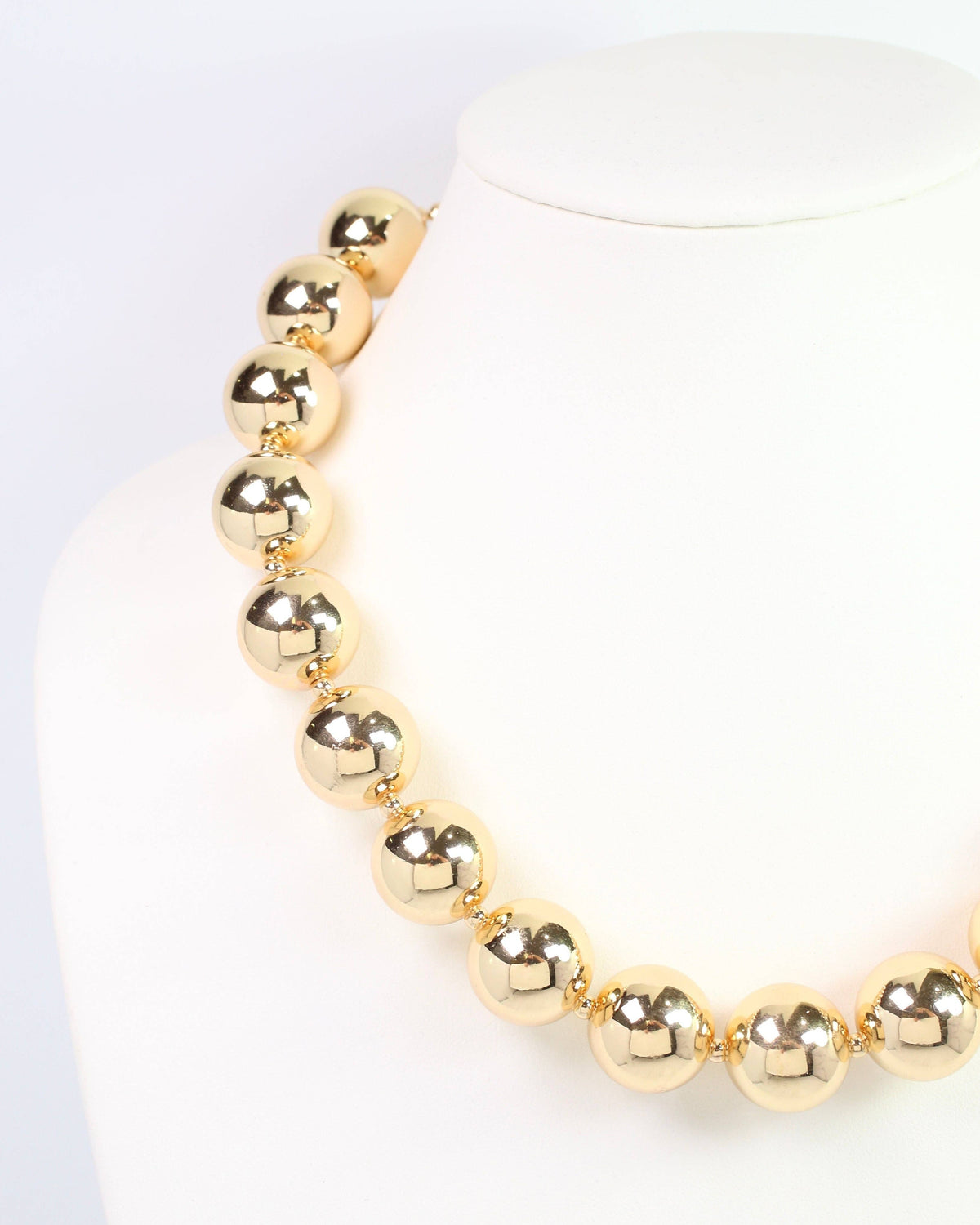 Gold Collier Beaded Necklace