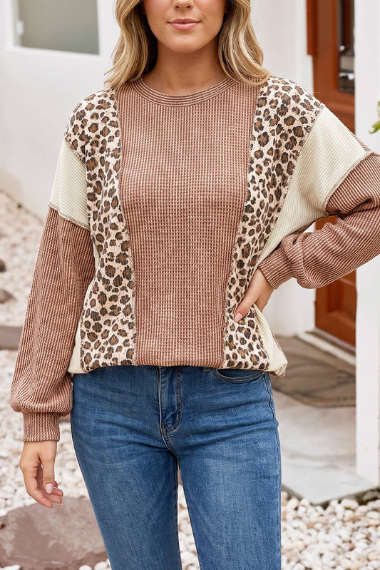 Leopard Print Color Block