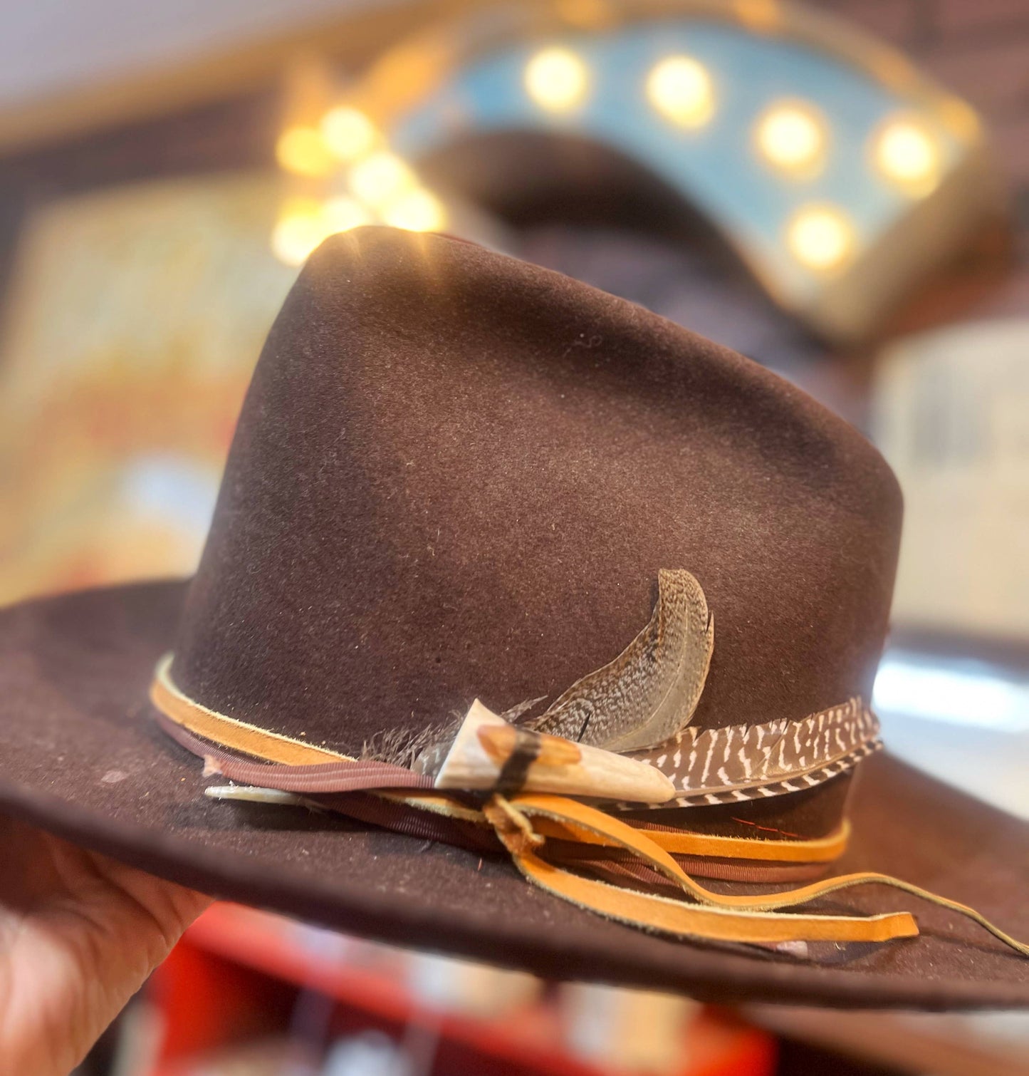 Wild Elk Antler Crystal Soldered Hat Pin