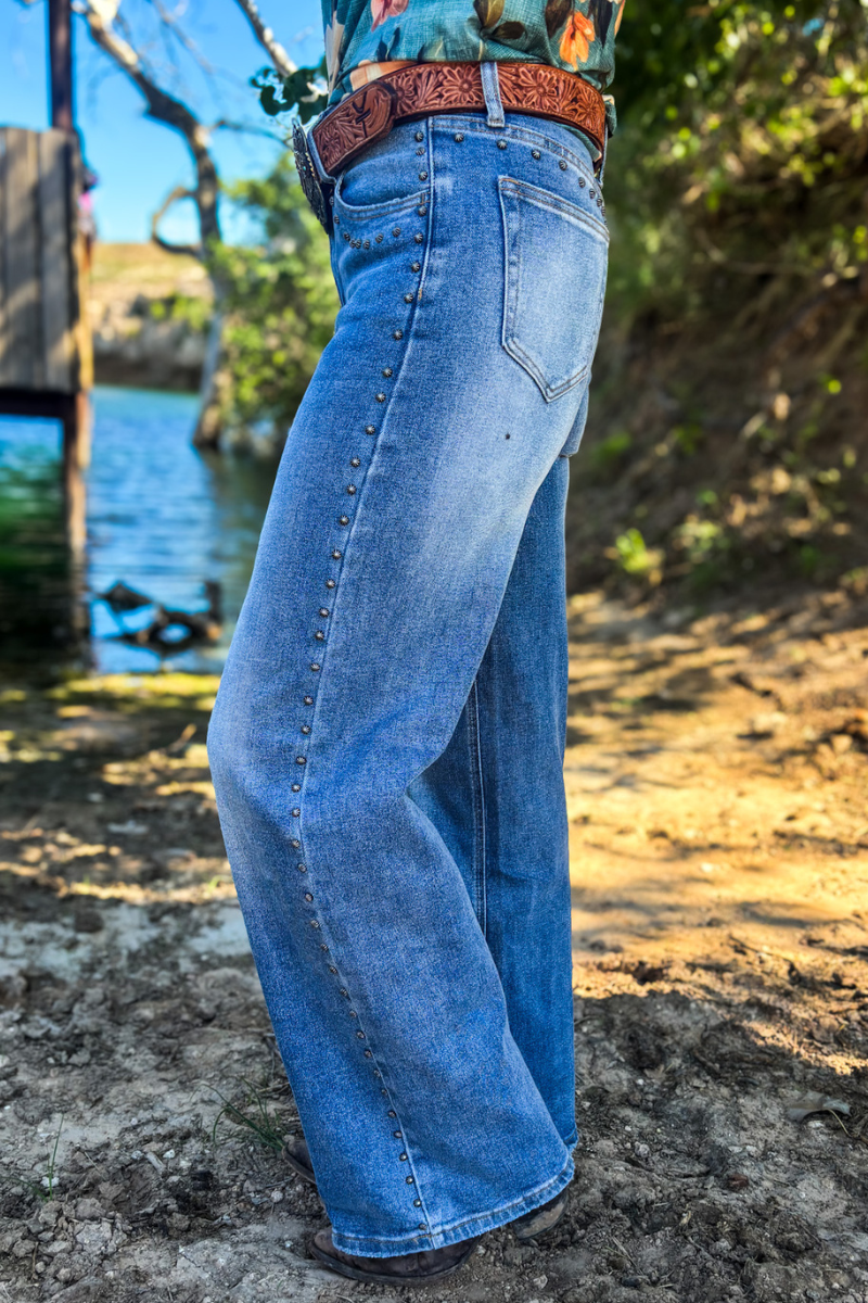 Studded SK Denim: 9/10