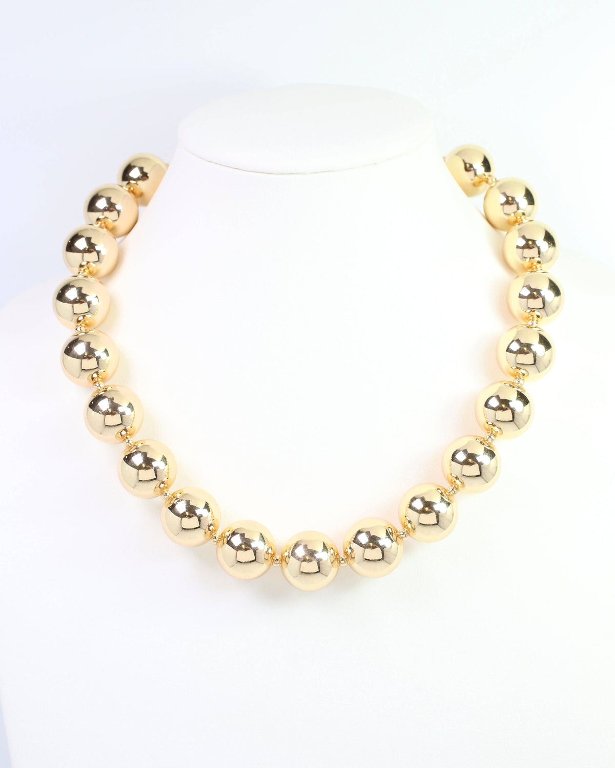 Gold Collier Beaded Necklace