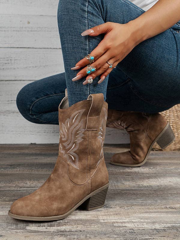 Embroidered Cowgirl Boots