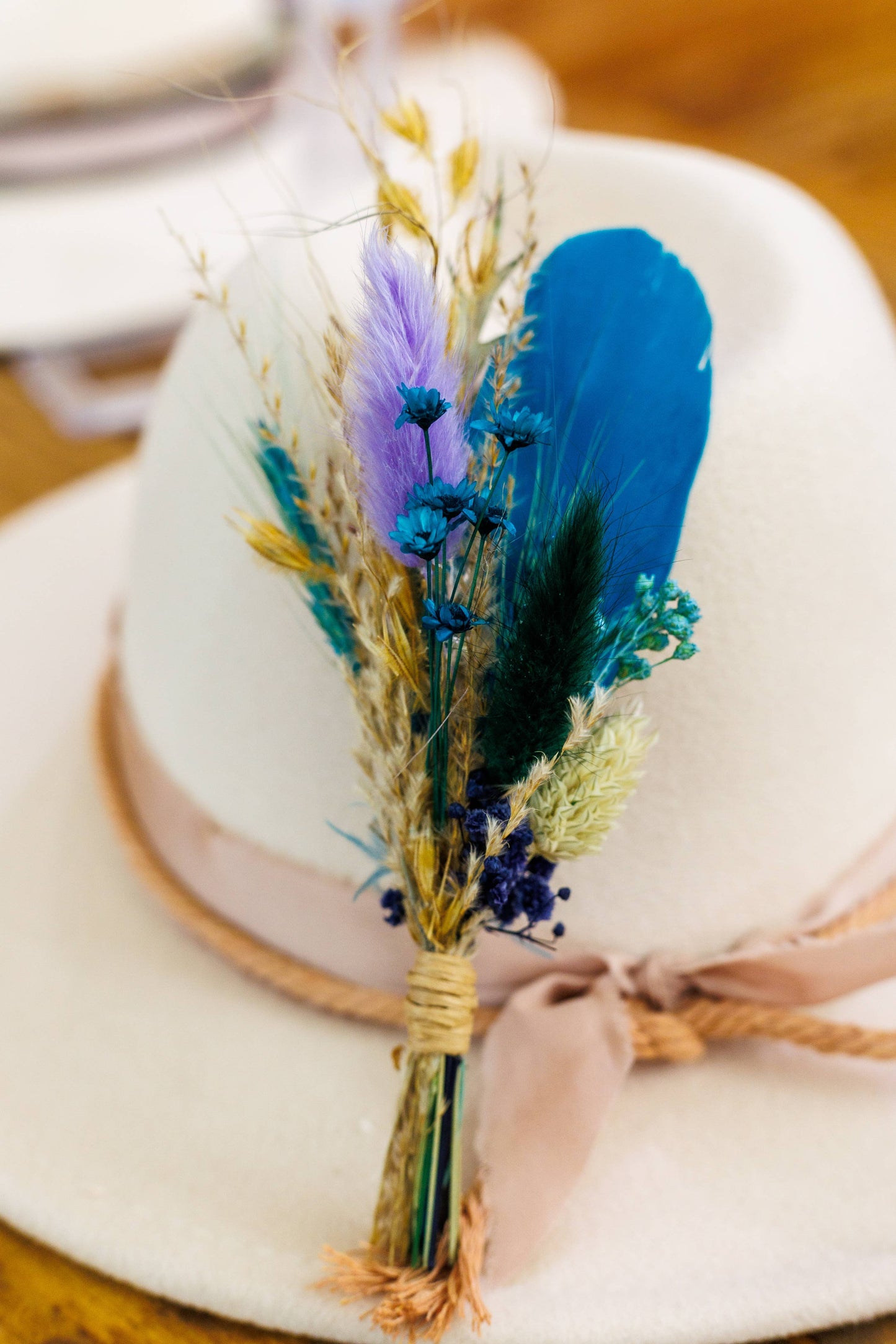 Florals and Feathers Boho Western Hat Pins